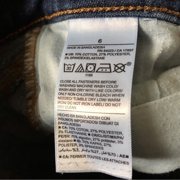 Old Navy high-rise rockstar leggings built in stretch in size 6 - Picture 5 of 5